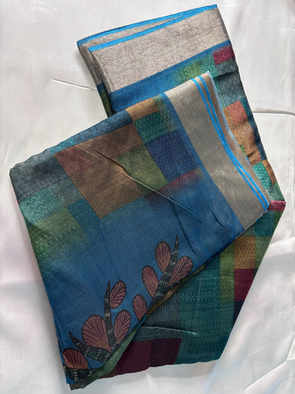Linen Saree